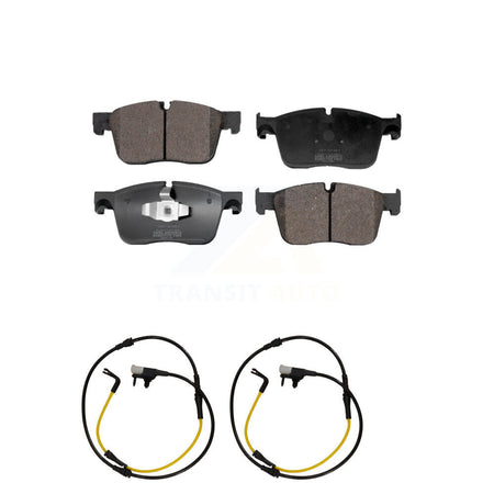 Front Semi-Metallic Brake Pads & Wear Sensor Kit For Jaguar F-Pace Land Rover Range Velar KPW-100851