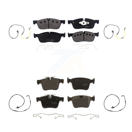 Front Rear Semi-Metallic Brake Pad And Wear Sensor Kit For Jaguar F-Pace Land Rover Range KPW-101255