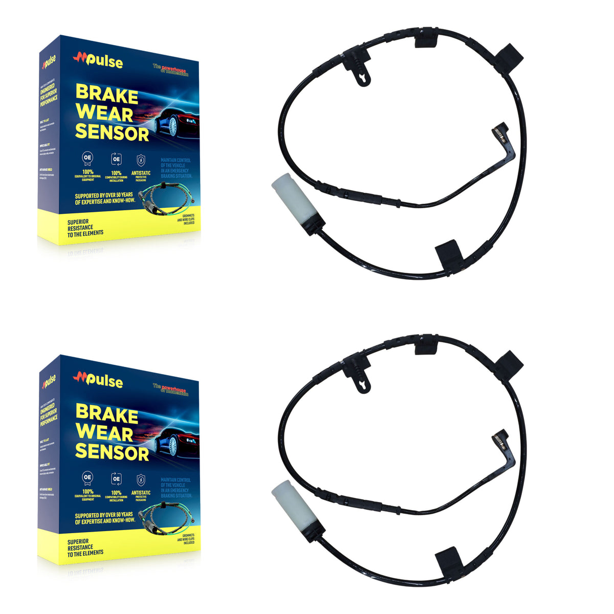 Front Brake Pads Wear Sensor (2 Pack) For Mini Cooper KSE-100013