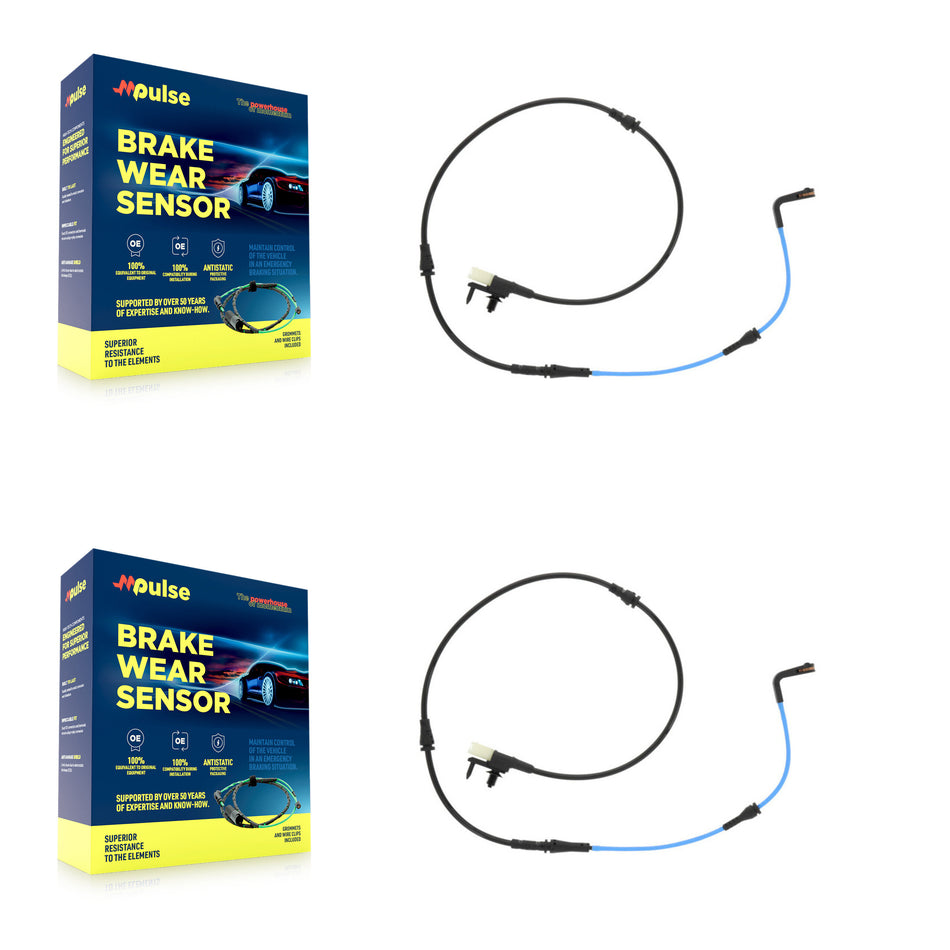Front Brake Pads Wear Sensor (2 Pack) For 2016 Jaguar XE 2.0L/3.0L with Disc rear brakes KSE-100059