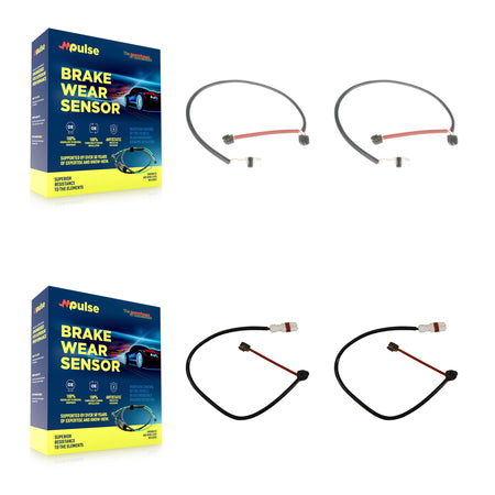 Front Rear Brake Pads Wear Sensor (4 Pack) For Porsche 911 KSE-100114