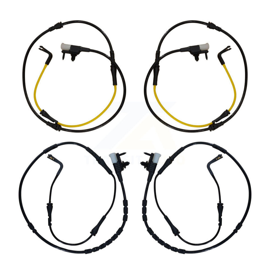 Front Rear Brake Pads Wear Sensor (4 Pack) For Jaguar F-Pace Land Rover Range Velar KSE-100119