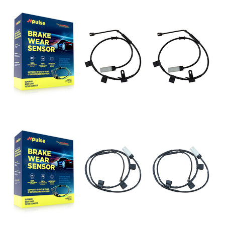 Front Rear Brake Pads Wear Sensor (4 Pack) For Mini Cooper 1.6L KSE-100128