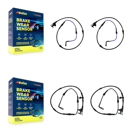 Front Rear Brake Pads Wear Sensor (4 Pack) For Jaguar XE XF KSE-100135