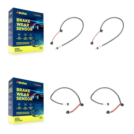 Front Rear Brake Pads Wear Sensor (4 Pack) For Porsche 911 without Ceramic Rotor KSE-100153