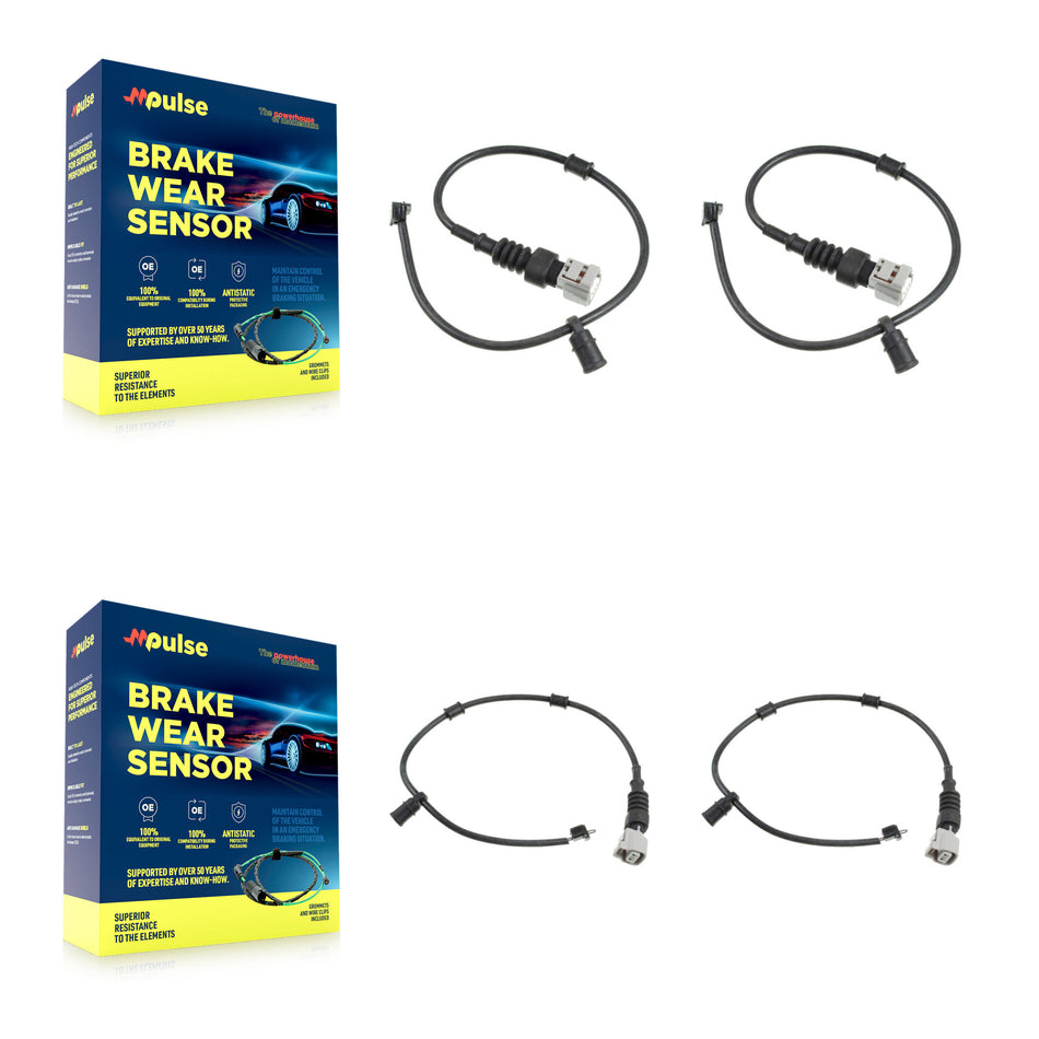 Front Rear Brake Pads Wear Sensor (4 Pack) For Lexus RC F GS 5.0L KSE-100157