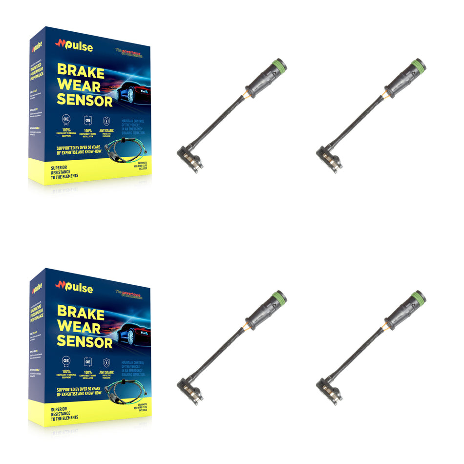 Front Rear Brake Pads Wear Sensor (4 Pack) For Mercedes-Benz Metris Freightliner Sprinter KSE-100165