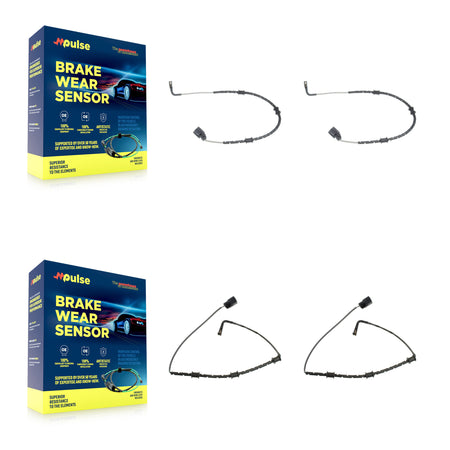 Front Rear Brake Pads Wear Sensor (4 Pack) For Jaguar XJ XJR KSE-100206