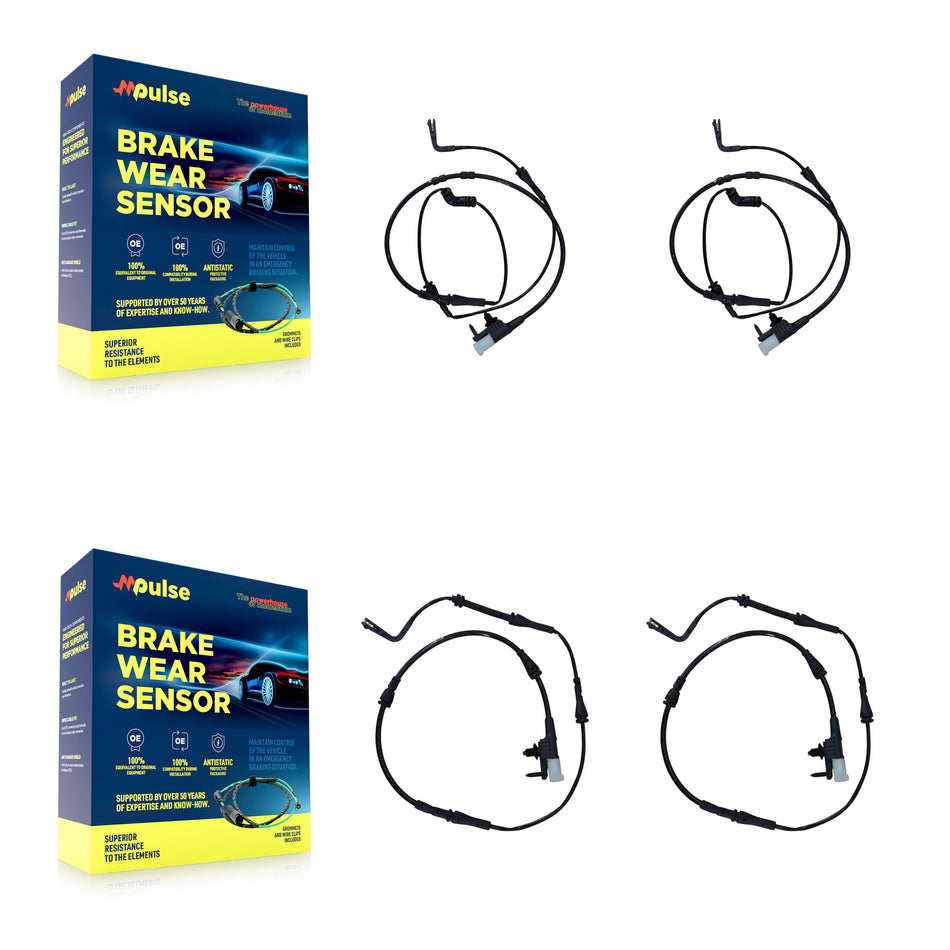 Front Rear Brake Pads Wear Sensor (4 Pack) For Land Rover Discovery Sport KSE-100215