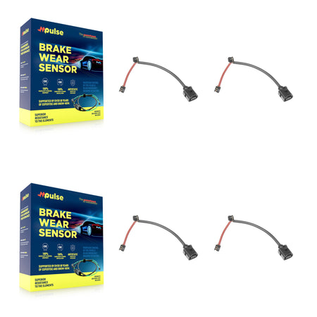 Front Rear Brake Pads Wear Sensor (4 Pack) For 2015 Porsche 918 Spyder KSE-100228