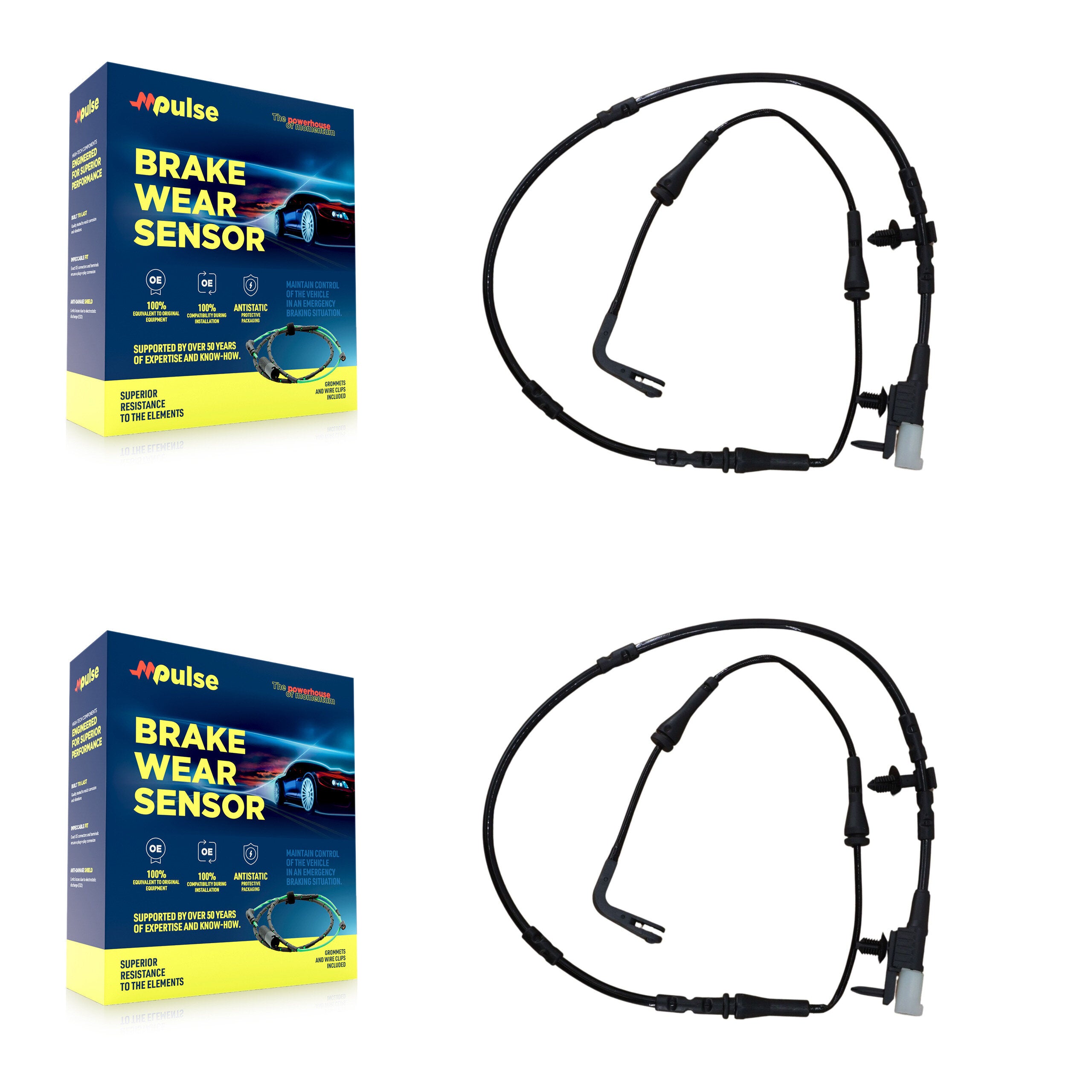 Rear Brake Pads Wear Sensor (2 Pack) For Jaguar XE XF KSE-100271