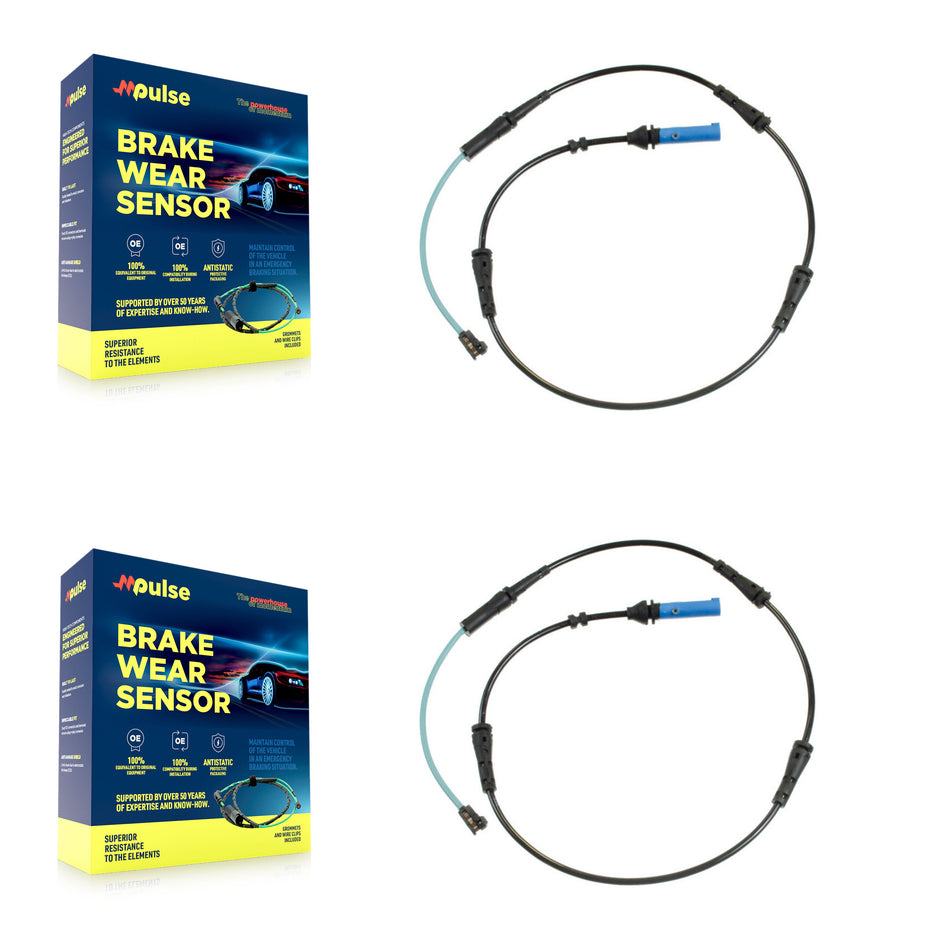 Rear Brake Pads Wear Sensor (2 Pack) For BMW 530i xDrive 540i 750i M550i M5 M850i 530e X6 KSE-100275