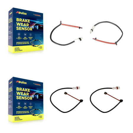 Front Rear Brake Pads Wear Sensor (2 Pack) For 2005-2008 Porsche 911 Carrera S with 3.8L KSE-100368