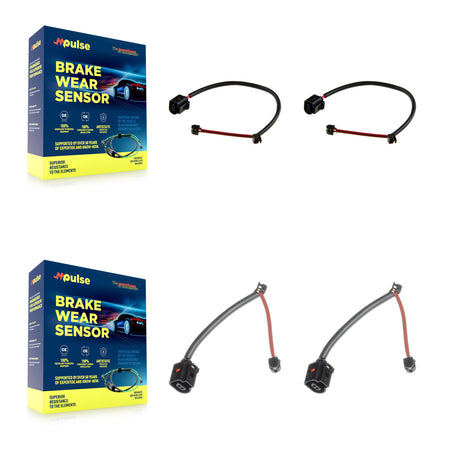 Front Rear Brake Pads Wear Sensor (4 Pack) For Porsche Taycan KSE-100425