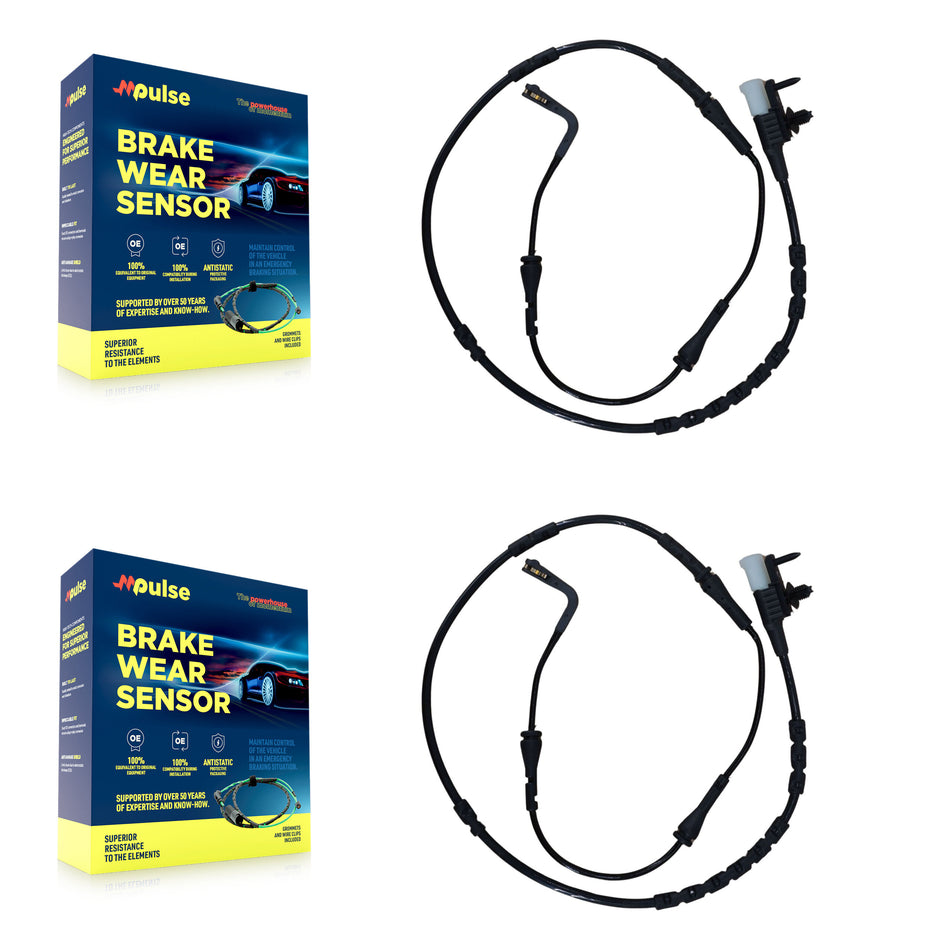 Front Brake Pads Wear Sensor (2 Pack) For 20 Land Rover Range Velar R-Dynamic S with 3.0L KSE-100503
