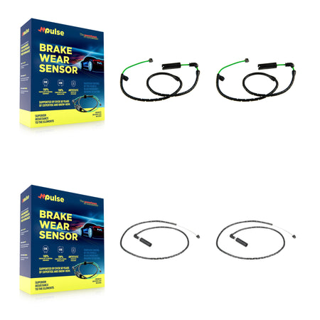 Front Rear Brake Pads Wear Sensor (4 Pack) For BMW X3 3.0L KSE-100507