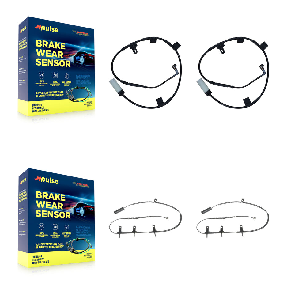 Front Rear Brake Pads Wear Sensor (4 Pack) For Mini Cooper KSE-100508