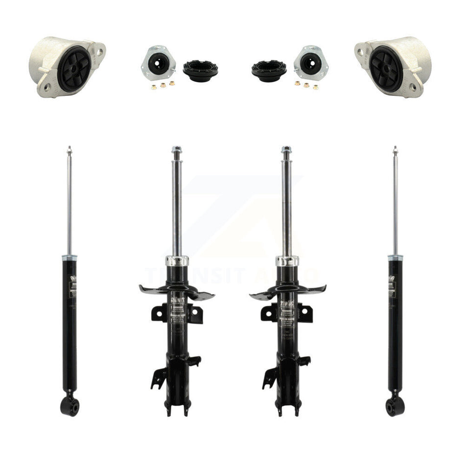 Front suspension Strut Rear Shock absorber & Hardware Kit (8Pc) For 2011-2014 Mazda 2 KSH-100542