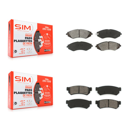 Front Rear Semi-Metallic Brake Pads Kit For Chevrolet Optra Suzuki Forenza Reno KSM-100022