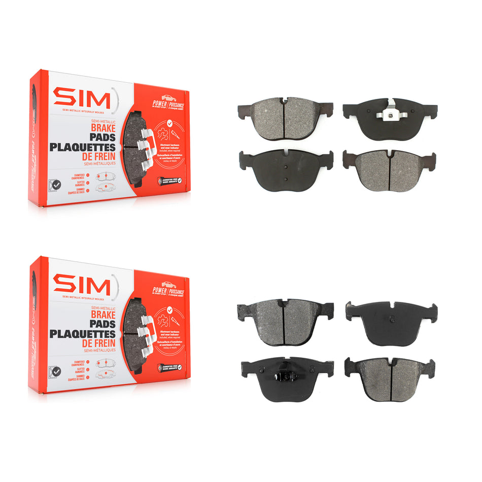 Front Rear Semi-Metallic Brake Pads Kit For BMW X5 X6 KSM-100104