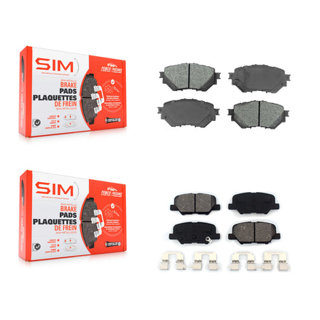 Front Rear Semi-Metallic Brake Pads Kit For Mazda 3 Sport KSM-100221