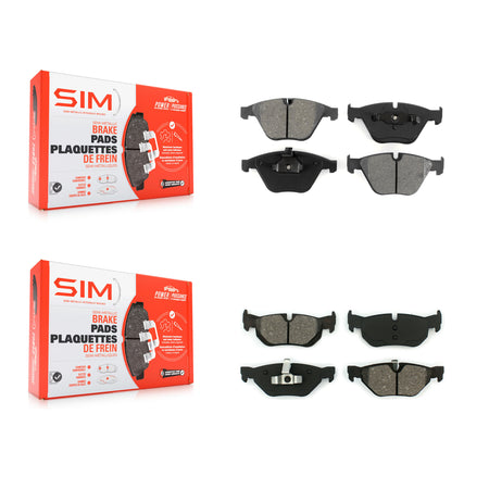 Front Rear Semi-Metallic Brake Pads Kit For BMW 328i xDrive 323i X1 328xi KSM-100416