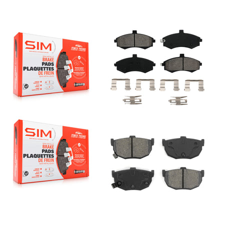 Front Rear Semi-Metallic Brake Pads Kit For Hyundai Elantra Disc rear brakes KSM-100431