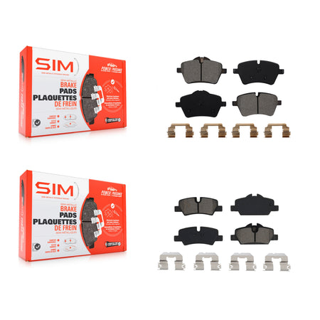 Front Rear Semi-Metallic Brake Pads Kit For Mini Cooper KSM-100492