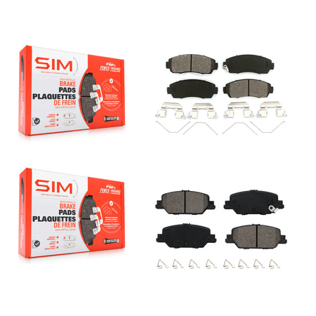 Front Rear Semi-Metallic Brake Pads Kit For Honda CR-V FULL HYBRID EV-GAS (FHEV) engine KSM-100564