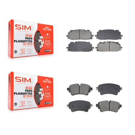 Front Rear Semi-Metallic Brake Pads Kit For Audi S5 Sportback S4 A6 Quattro A7 allroad KSM-100651
