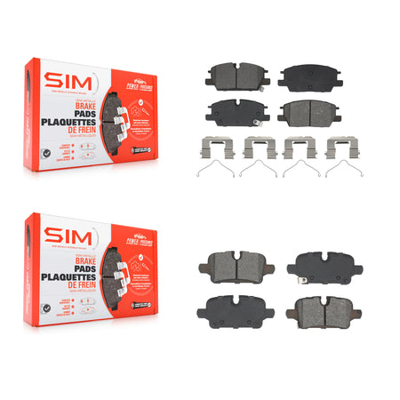 Front Rear Semi-Metallic Brake Pads Kit For Chevrolet Equinox GMC Terrain Malibu Trax KSM-100662