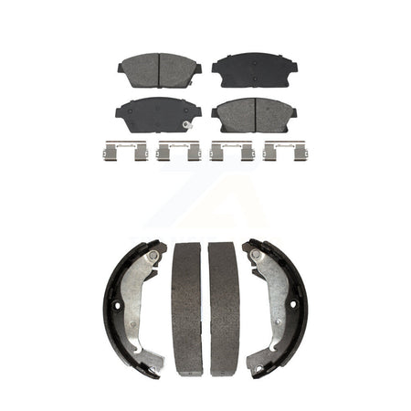 Front Rear Semi-Metallic Brake Pads Drum Shoe Kit For 14-15 Chevrolet Cruze DIESEL engine KSN-100909