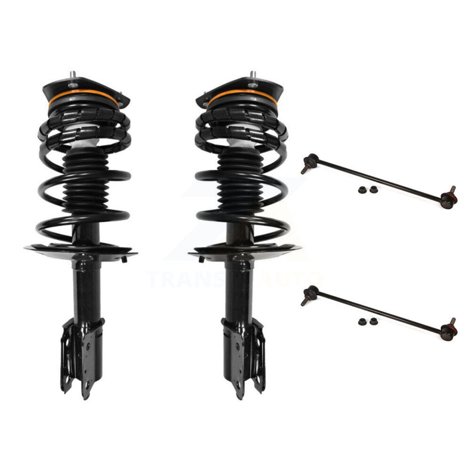 Front Complete Shock Assembly And TOR Link Kit For 2008-2009 Buick LaCrosse Allure Excludes 17" 18" Wheels Police Taxi Models 5.3L KSS-100472