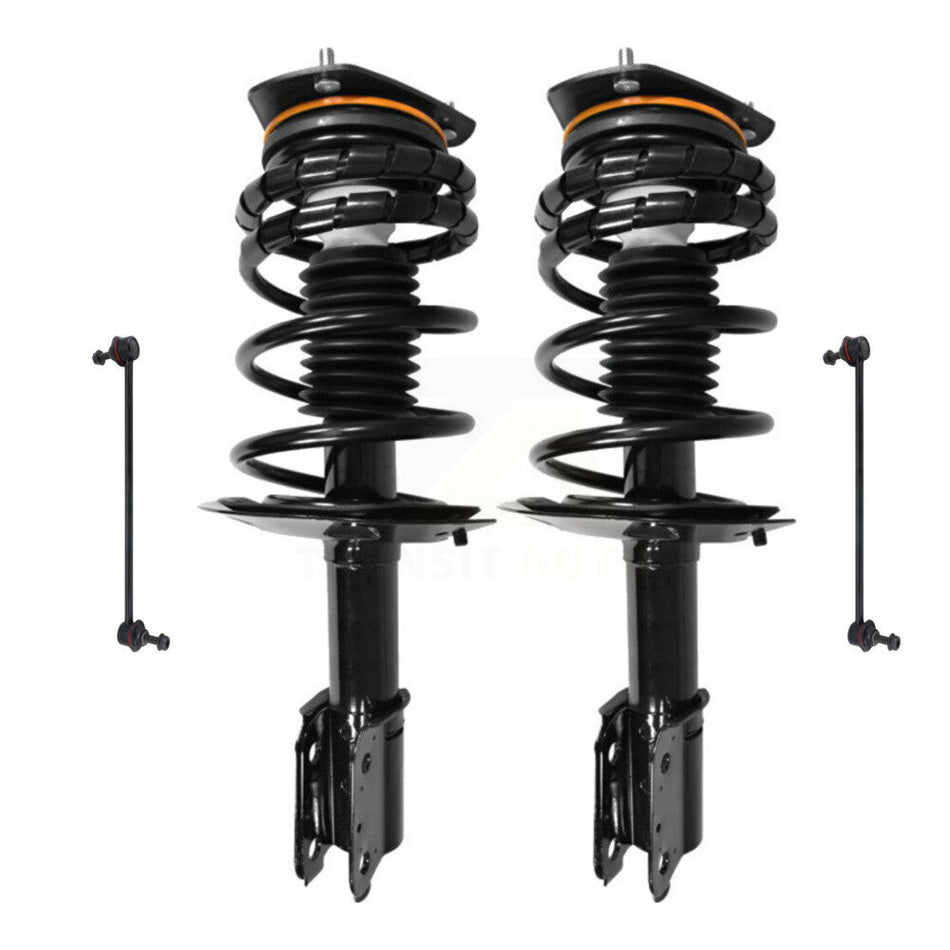 Front Complete Shock Assembly And TOR Link Kit For 2008-2009 Buick LaCrosse Allure Excludes 17" 18" Wheels Police Taxi Models 5.3L KSS-100472