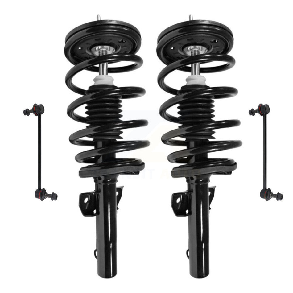 Front Complete Shock Assembly And TOR Link Kit For 1995-2003 Ford Windstar Excludes Handivan Models KSS-100476