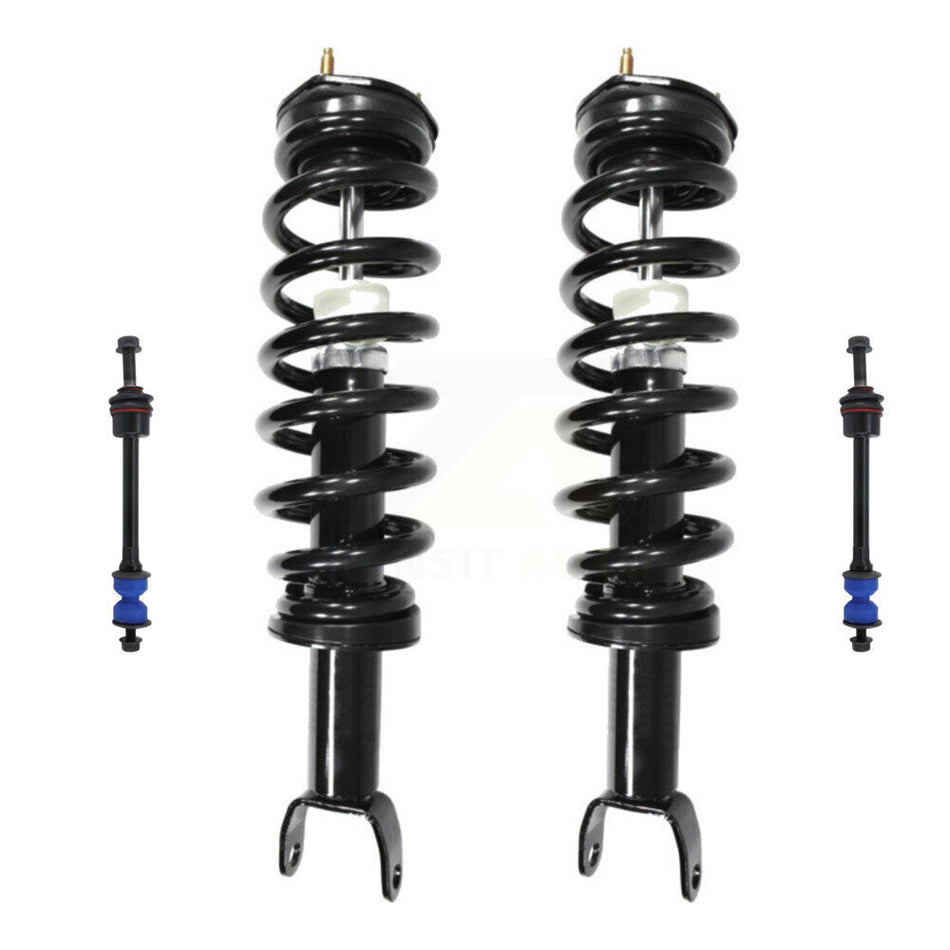 Front Complete Shock Assembly And TOR Link Kit For Ram 1500 Dodge Classic Excludes Rear Wheel Drive TRX Models With Air Ride/Lift Suspension 4WD KSS-100524