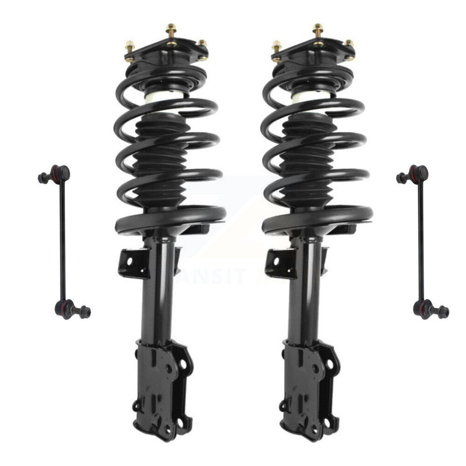 Front Complete Shock Assembly And TOR Link Kit For 2011-2014 Ford Mustang Excludes Performance Suspension KSS-100534