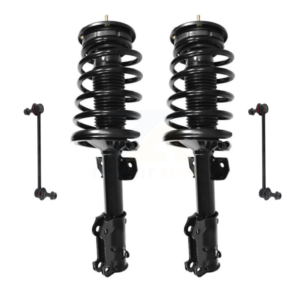 Front Complete Shock Assembly And TOR Link Kit For 2005-2010 Ford Mustang Excludes Performance Suspension KSS-100535