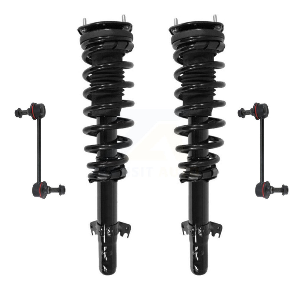 Front Complete Shock Assembly And TOR Link Kit For Ford Fusion Mercury Milan Excludes V6 Engines KSS-100537