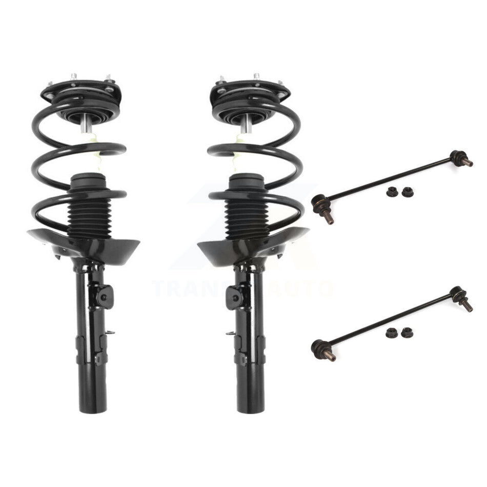 Front Complete Shock Assembly And TOR Link Kit For 2013-2017 Honda Accord Excludes Hybrid Models KSS-100571