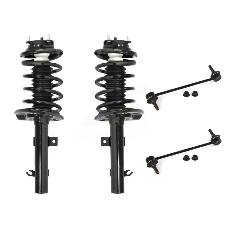 Front Complete Shock Assembly And TOR Link Kit For Ford Focus Excludes ST Models Sport Suspension KSS-100670
