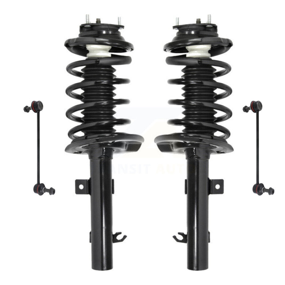 Front Complete Shock Assembly And TOR Link Kit For Ford Focus Excludes ST Models Sport Suspension KSS-100670