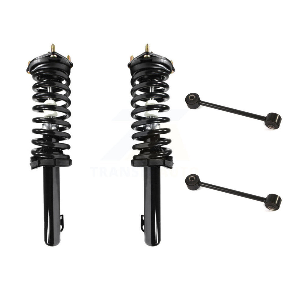 Front Complete Shock Assembly And TOR Link Kit For Jeep Grand Cherokee Commander Excludes SRT SRT8 Models KSS-100696