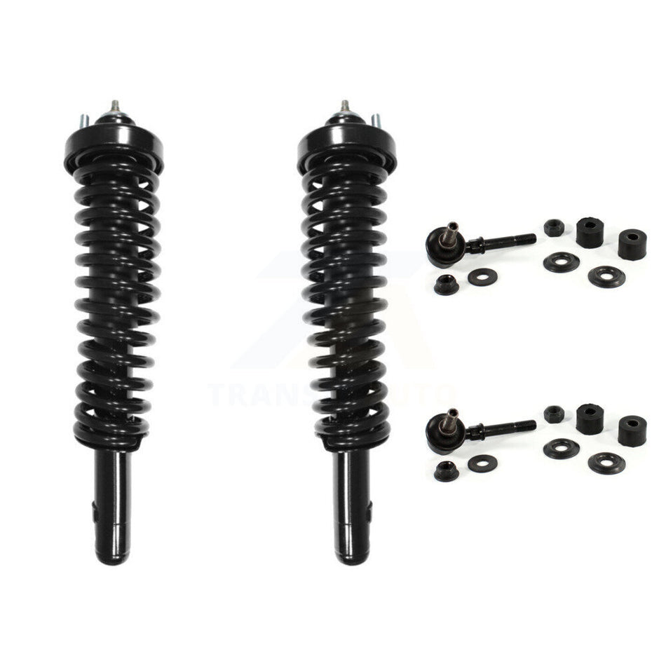 Front Complete Shock Assembly And TOR Link Kit For 1997-2000 Acura EL KSS-100697
