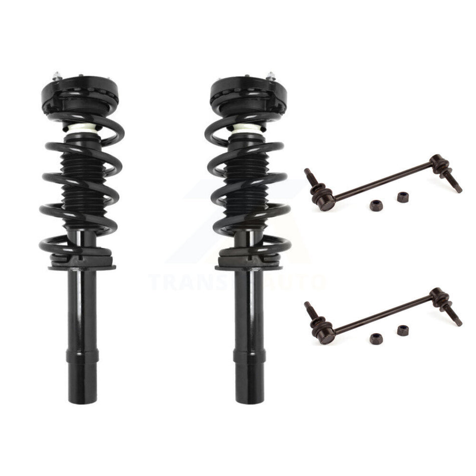 Front Complete Shock Assembly And TOR Link Kit For 2012-2021 Dodge Charger Chrysler 300 Excludes Rear Wheel Drive V8 Engine AWD with 3.6L KSS-100706