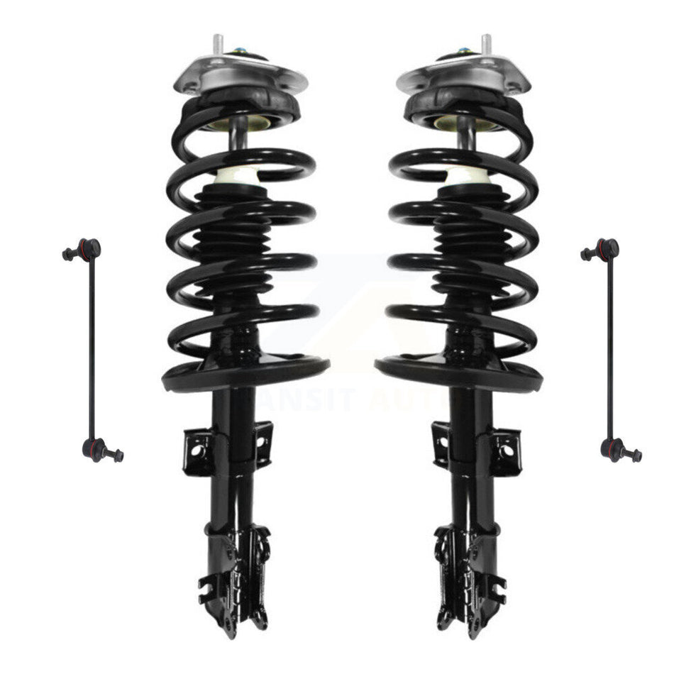 Front Complete Shock Assembly And TOR Link Kit For 2003-2014 Volvo XC90 excludes electronic suspension KSS-100723