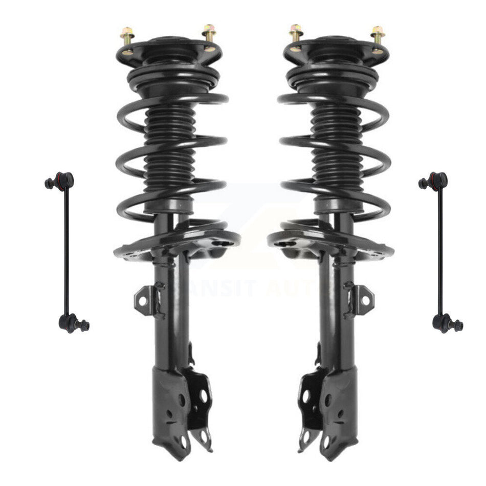 Front Complete Shock Assembly And TOR Link Kit For Toyota Corolla Excludes Sport Suspension KSS-100732