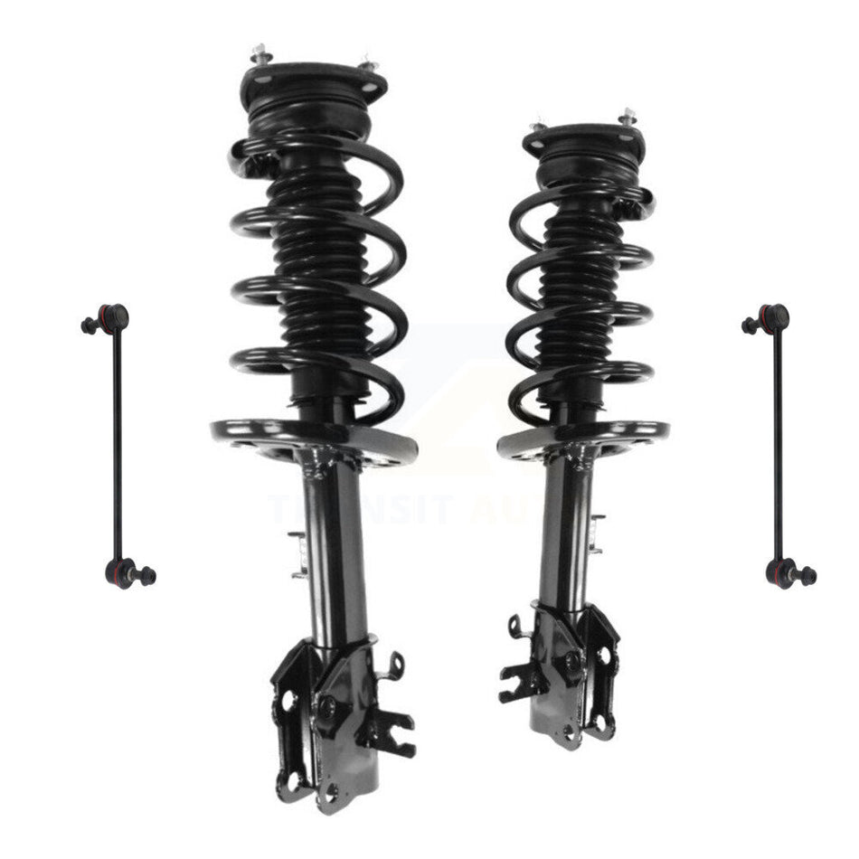 Front Complete Shock Assembly And TOR Link Kit For 2013-2016 Mazda CX-5 FWD Excludes All Wheel Drive KSS-100760