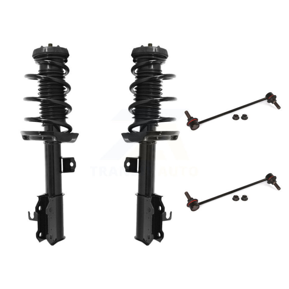 Front Complete Shock Assembly And TOR Link Kit For 2011-2012 Chevrolet Cruze Excludes Sport Suspension; Fits Vehicles built prior to VIN #C7239134 KSS-100783