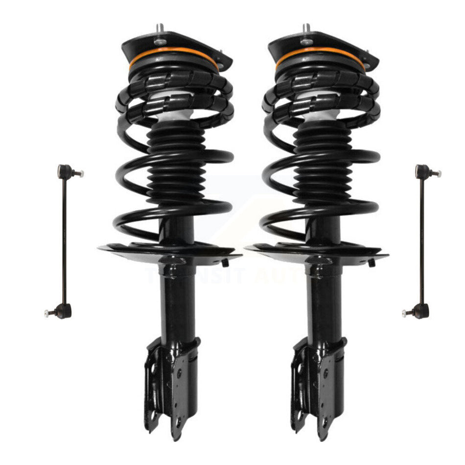 Front Complete Shock Assembly And TQ Link Kit For 2008-2009 Buick LaCrosse Allure Excludes 17" 18" Wheels Police Taxi Models 5.3L KSS-100807